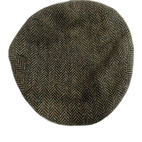 Jonathan Richard Newsboy Cap Men’s Size 7 1/4 M Ireland 100% Wool Plaid - Picture 3 of 11
